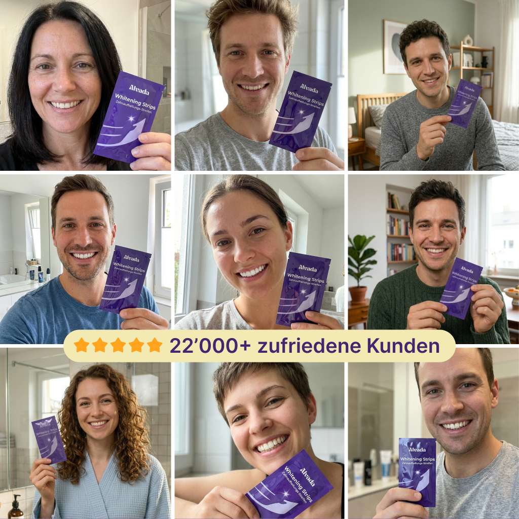 HandyCozy Purple Teeth Whitening Strips – Peroxide-Free, Enamel-Safe Instant Brightening (7 Strips Pack)