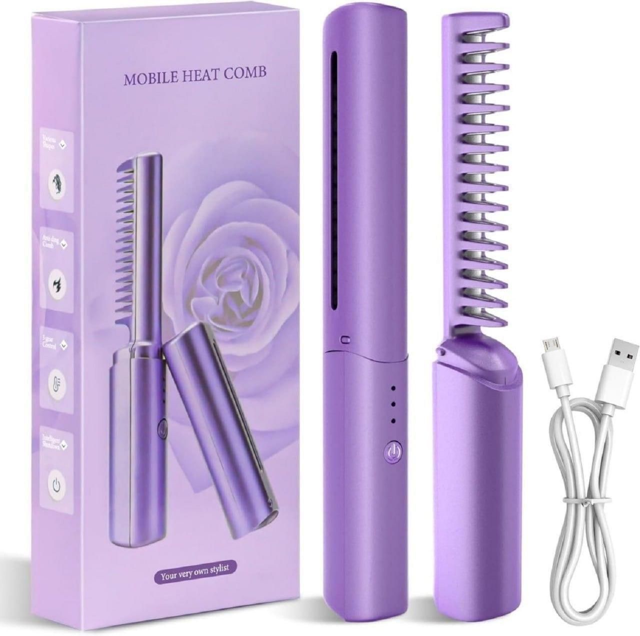 HandyCozy - Portable Mini Hair Straightener – Cordless,