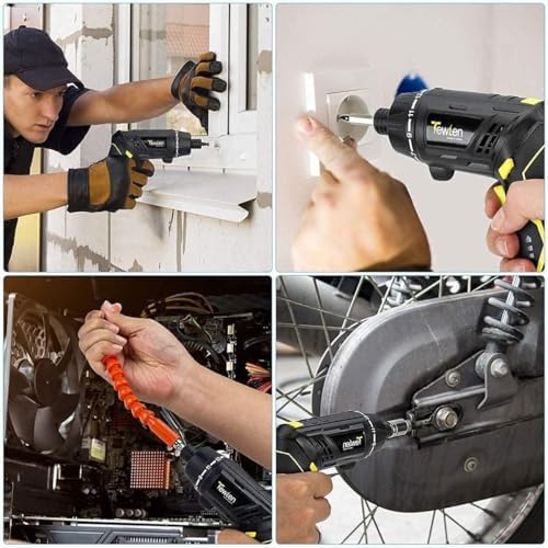 HandyCozy 48-in-1 Cordless Electric Screwdriver Set with LED Light (3.6V) – Compact DIY Repair Tool Kit