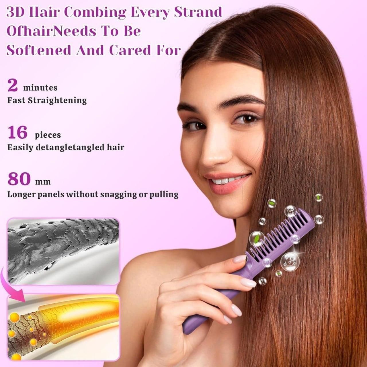 HandyCozy - Portable Mini Hair Straightener – Cordless,