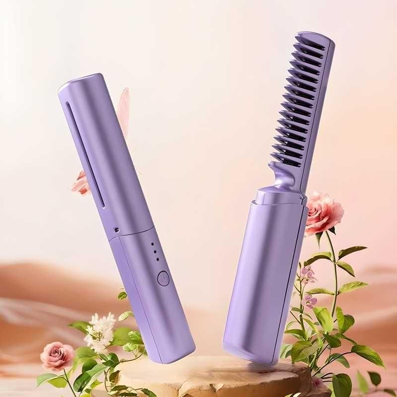 HandyCozy - Portable Mini Hair Straightener – Cordless,