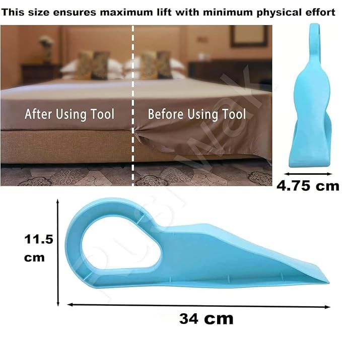 HandyCozy EasyLift™ Mattress Lifter – One-Hand Bed Sheet Changing Tool (23 cm)