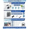 HandyCozy Mini Portable Air Cooler with LED Light – Personal USB Space Cooler for Home & Office