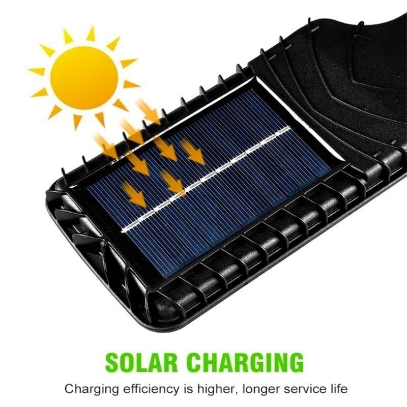 HandyCozy High-Power Solar LED Street Light with Motion Sensor & Remote – Waterproof Outdoor Security Wall Light